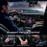 2025 Upgraded Wireless CarPlay Adapter, Hidden Interface, Converts Wired to Wireless, Plug & Play, Compatible with iPhone (iOS 10 and Above) for Cars 2016+ - Black