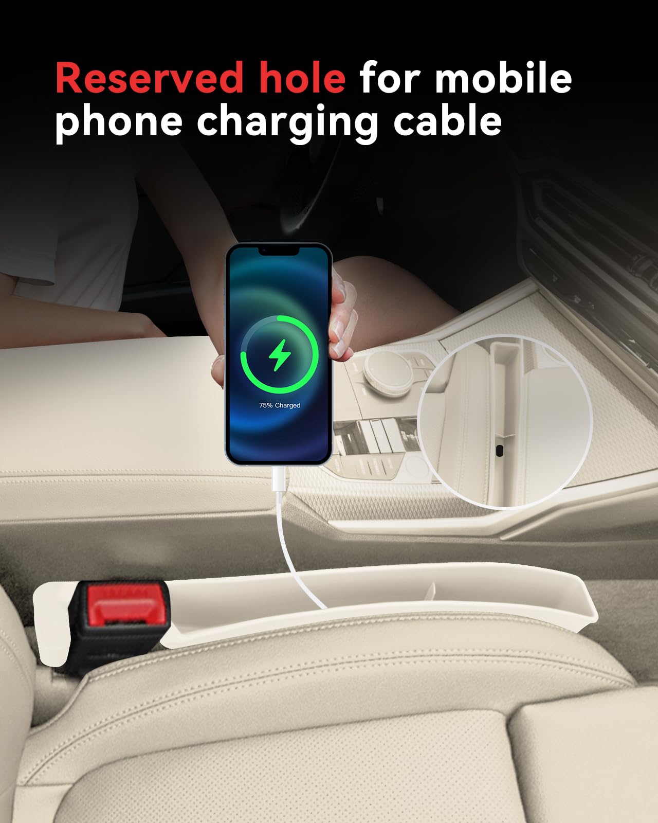 Phonery DropStop ® Car Seat Gap Fillers