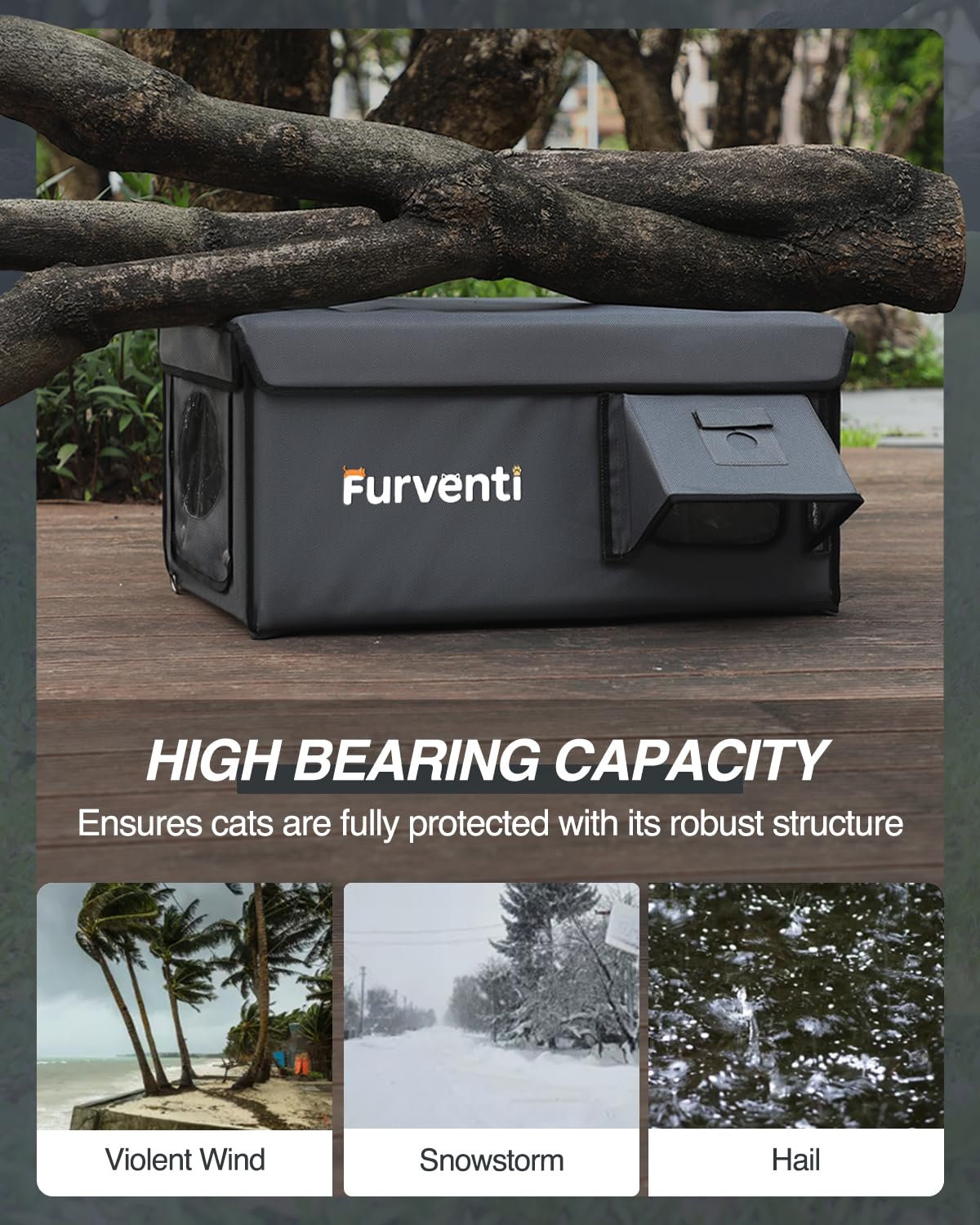 Phonery PawShelter Outdoor Cat House