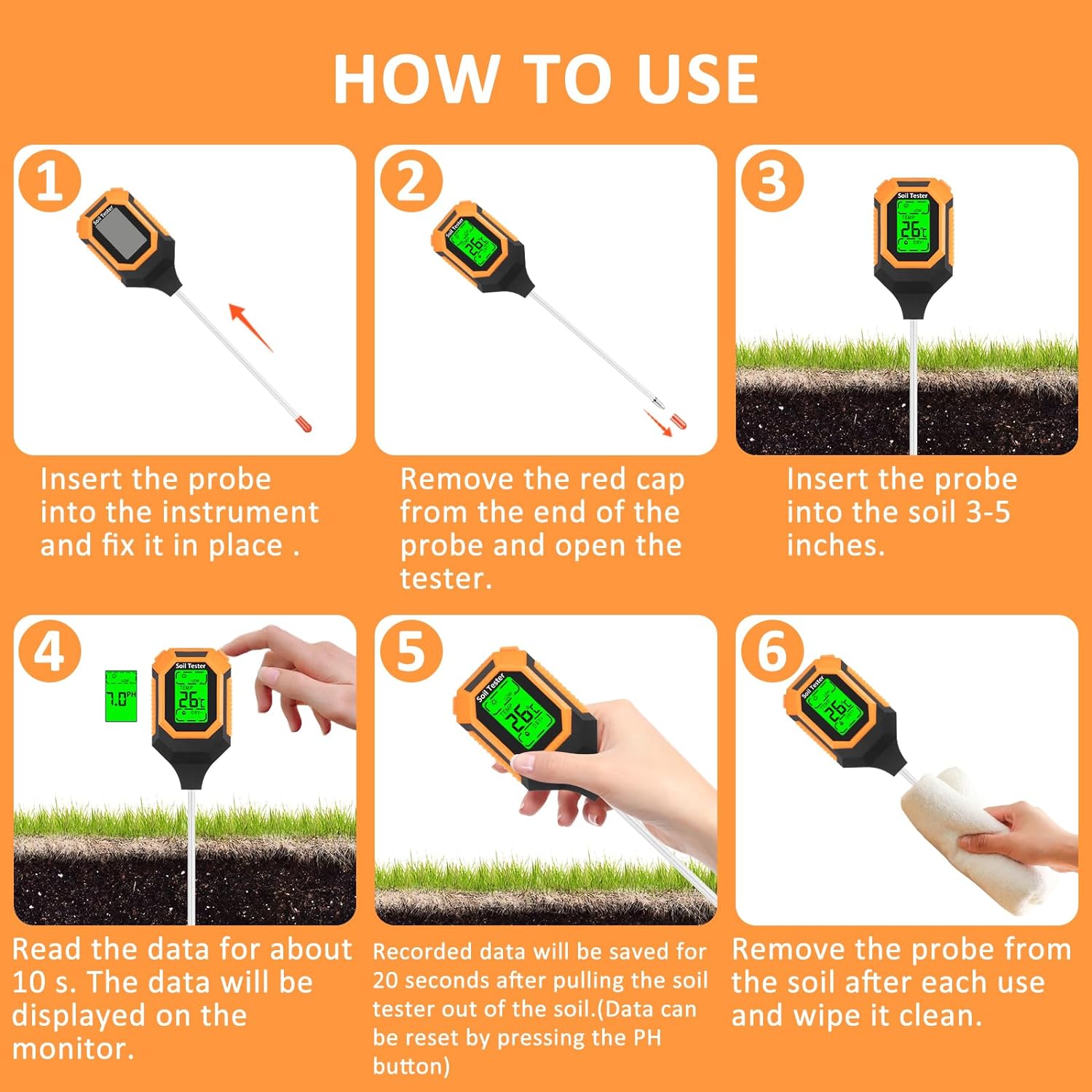 Phonery FloraTrack ® Soil Moisture Sensor-Getphonery