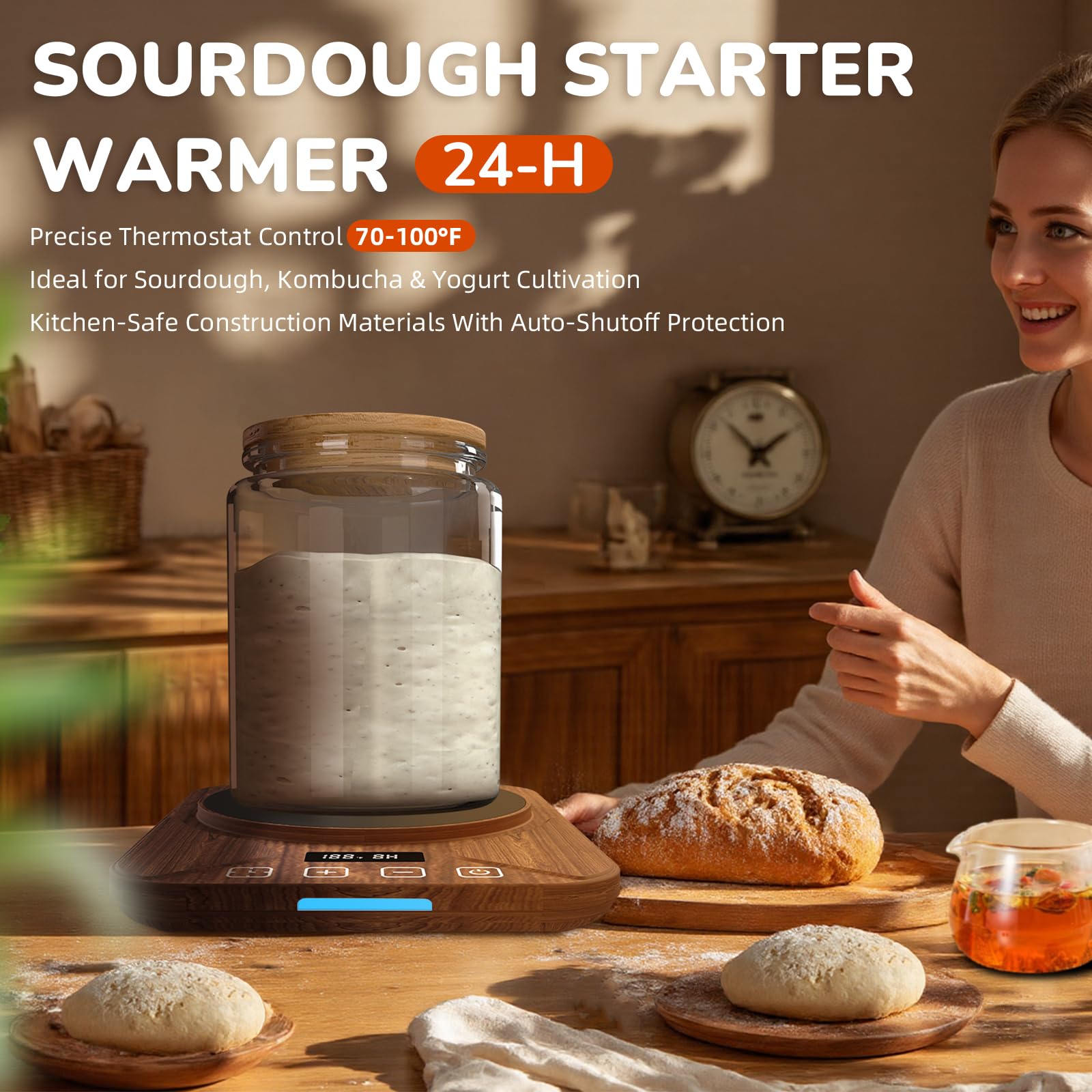 Phonery ProofBuddy sourdough starter warmer