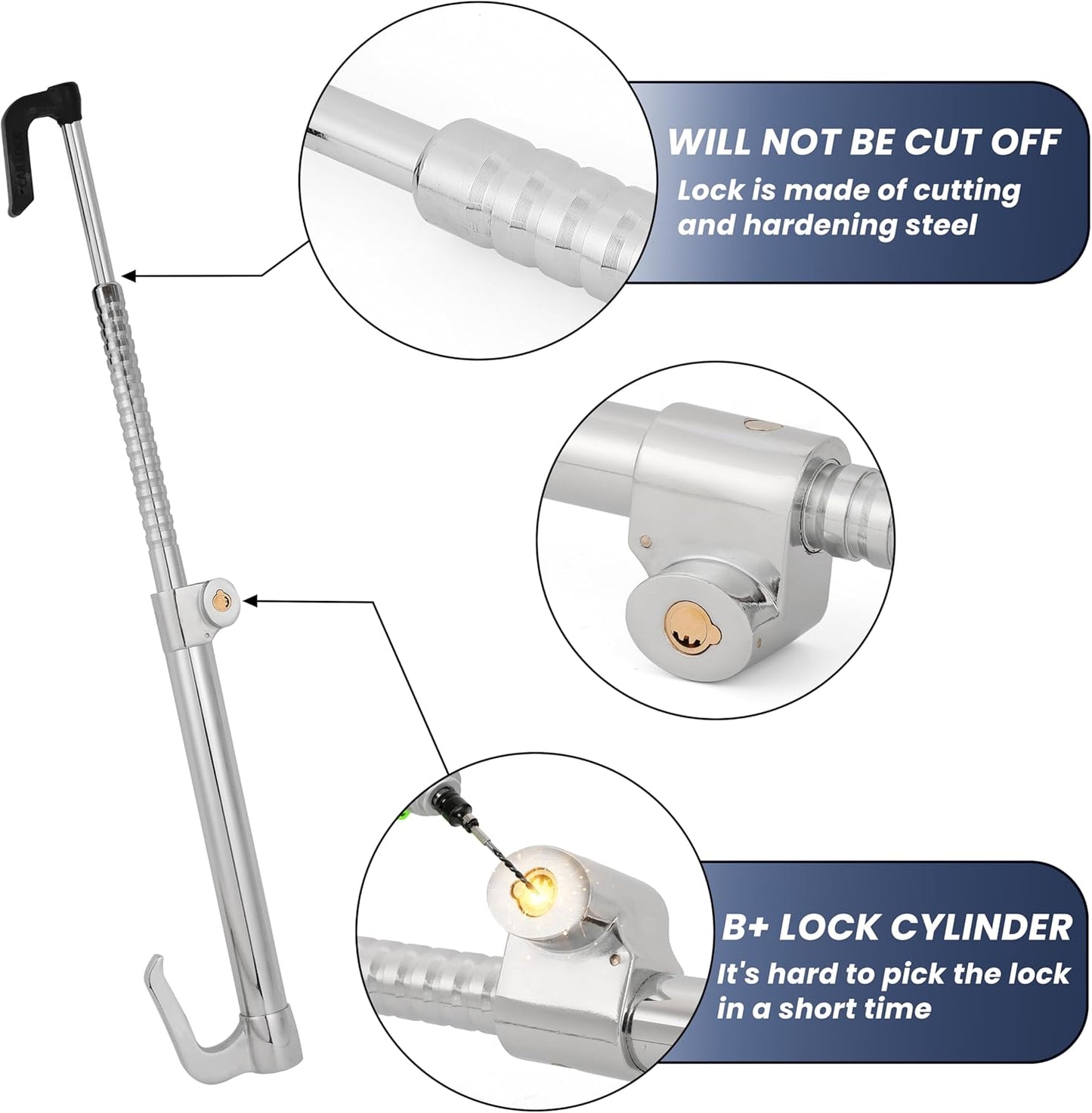 Phonery LockEase ® Steering Column Lock