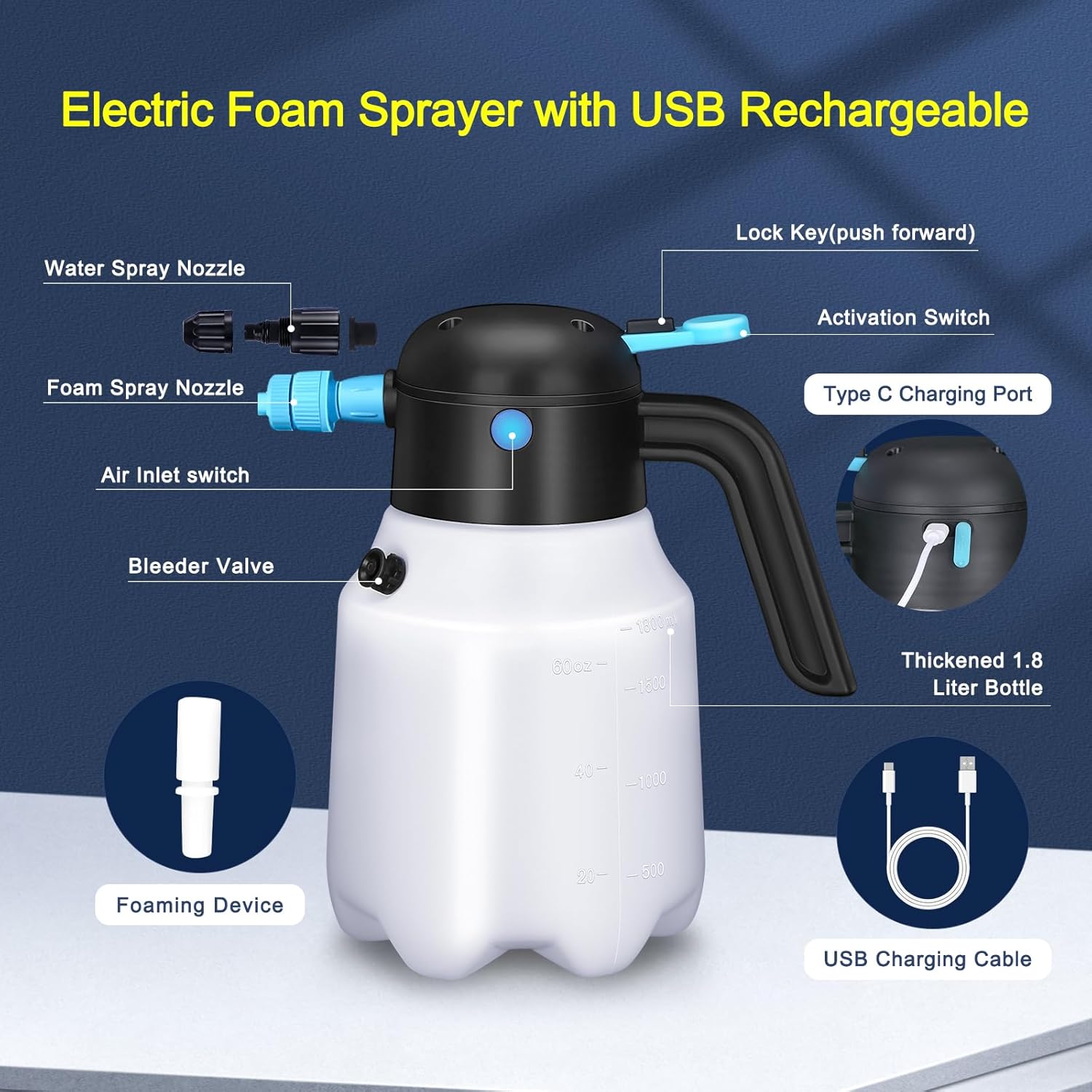 Phonery FoamJet ® Electric Foam Sprayer-Getphonery
