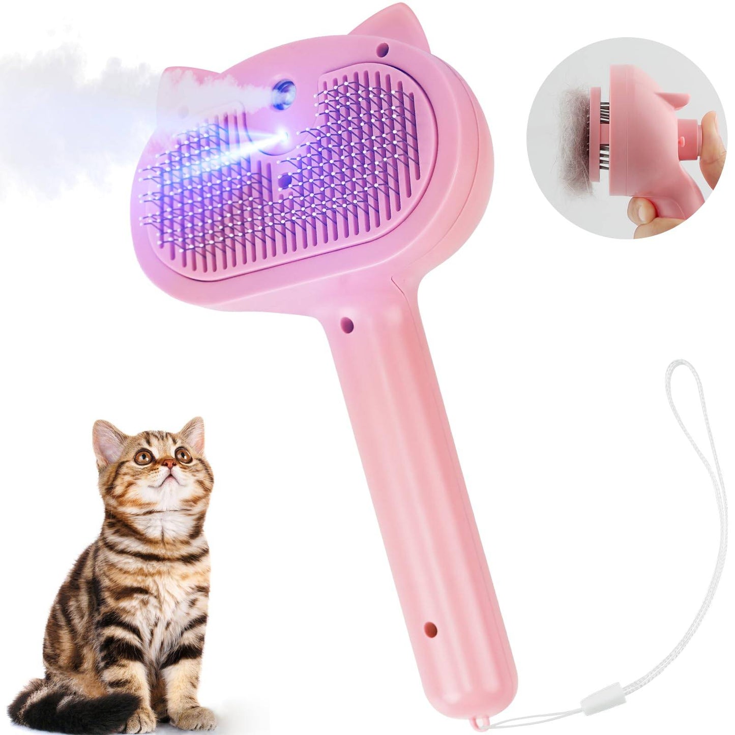 Phonery FurEase ® Cat Steam Brush-Getphonery