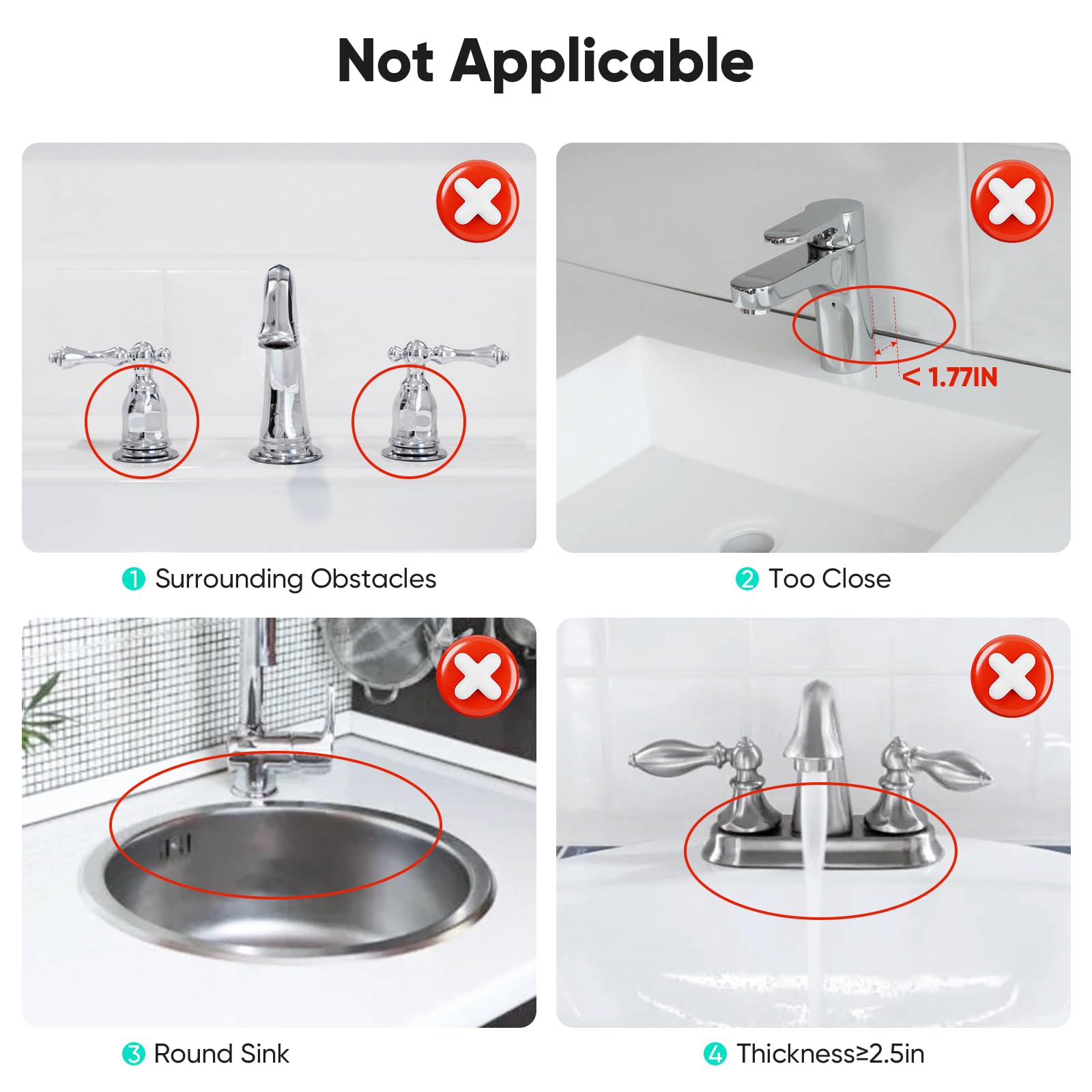 Phonery DrySink ® Faucet Mat for Kitchen Sink-Getphonery