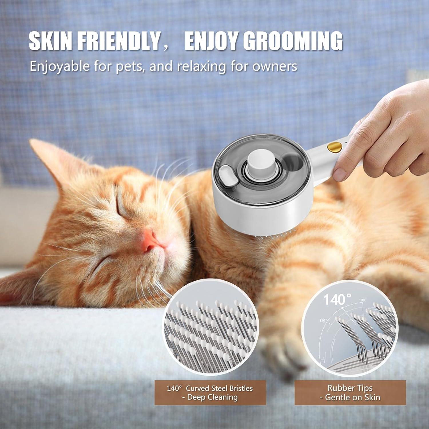 Phonery SilkyFur ® Cat Steam Brush-Getphonery