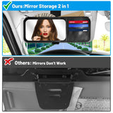 Sun Visor Extender for Cars，Adjustable Polarized Sun Visor Extender ，Polarized Car Sun Visor，Safe Driving Extension for Glare/UV ，Clip on, Universal (Universal, L)