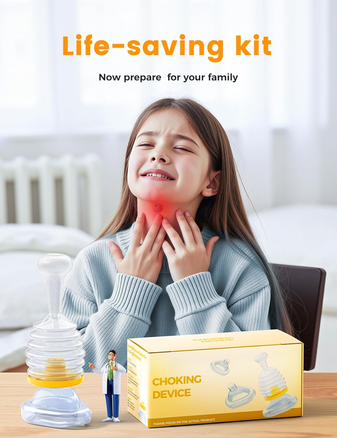 Phonery Dechoker ® Portable Choking Rescue Device