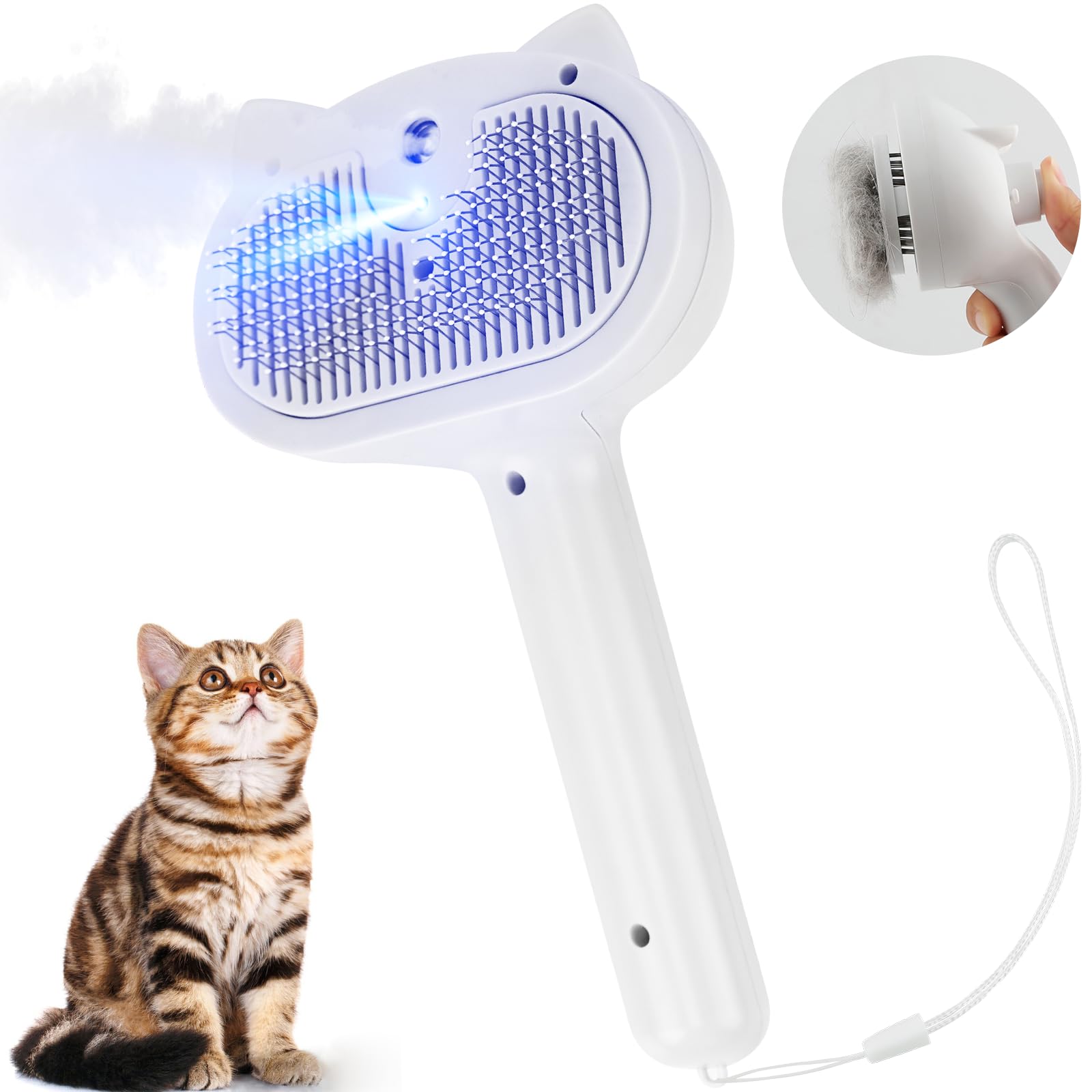 Phonery FurEase ® Cat Steam Brush-Getphonery
