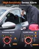 Car Alarm System, 120dB Car Alarm System with Motion Sensor Alarm & Red Light, Wireless Remote Anti Theft Car Device, Vehicle Security Alert Security Lights for Car, RV, SUV, Truck(Upgrade 5.0)