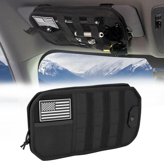 Phonery SunPouch ® Sunglass Holder Pouch for Car Visor
