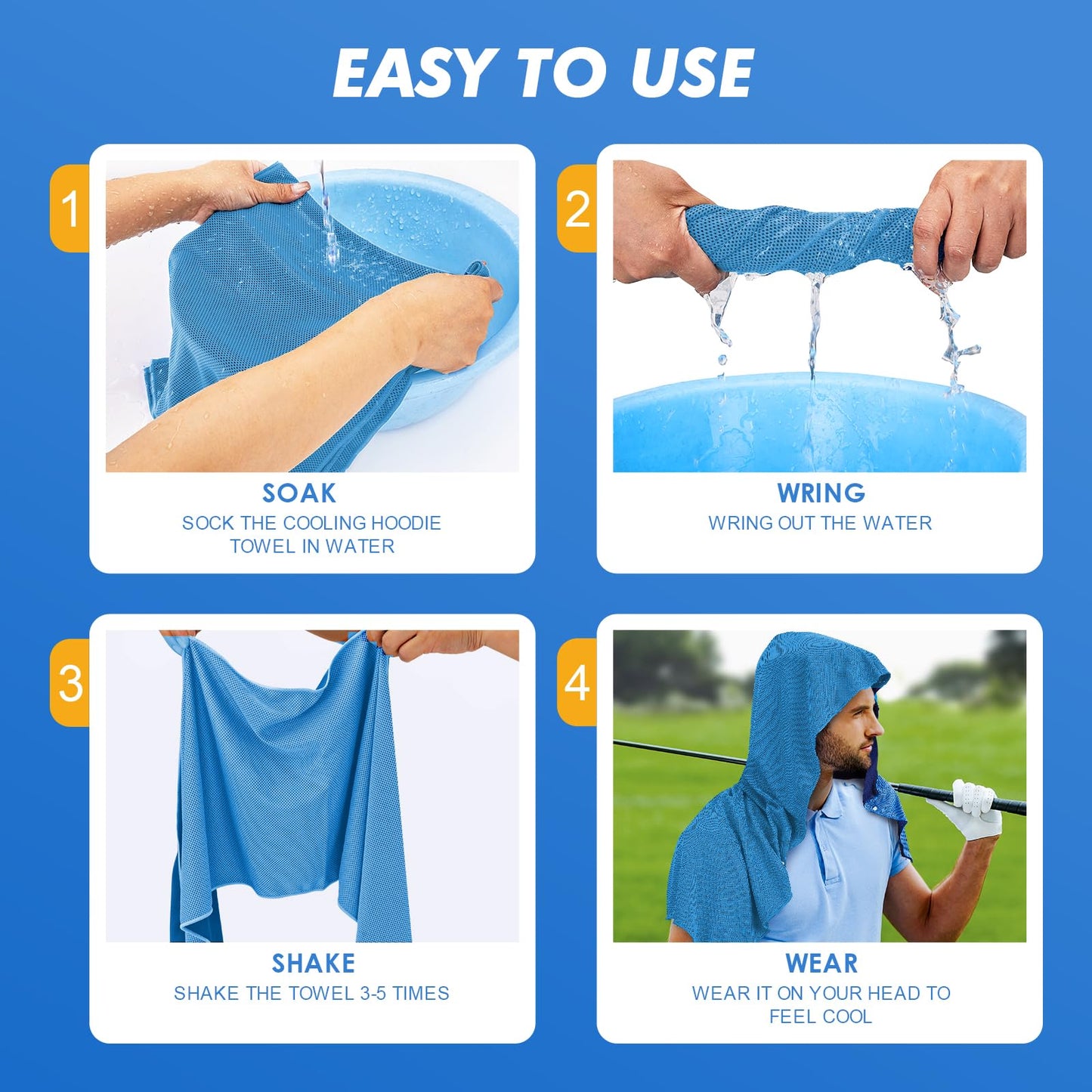 Phonery CoolGuard ® Cooling Hoodie Towel-Getphonery