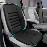 Car Seat Cushion, Memory Foam Cushion for Car Seat, Lumbar Support Pillow, Seat Cushion for Full Back and Seat, Ideal for Car Seat Driver, Office Chair, Wheelchair and Back Pain Relief (Black)