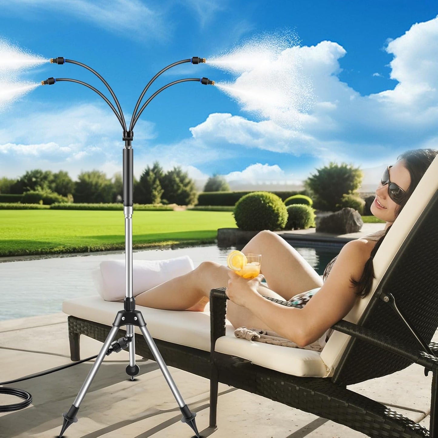 Phonery MistMaster ® Standing Misters for Outside Patio