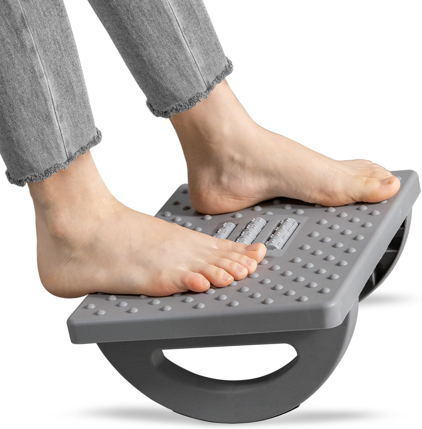 Phonery FootEase ® Rocking Foot Rest for Under Desk