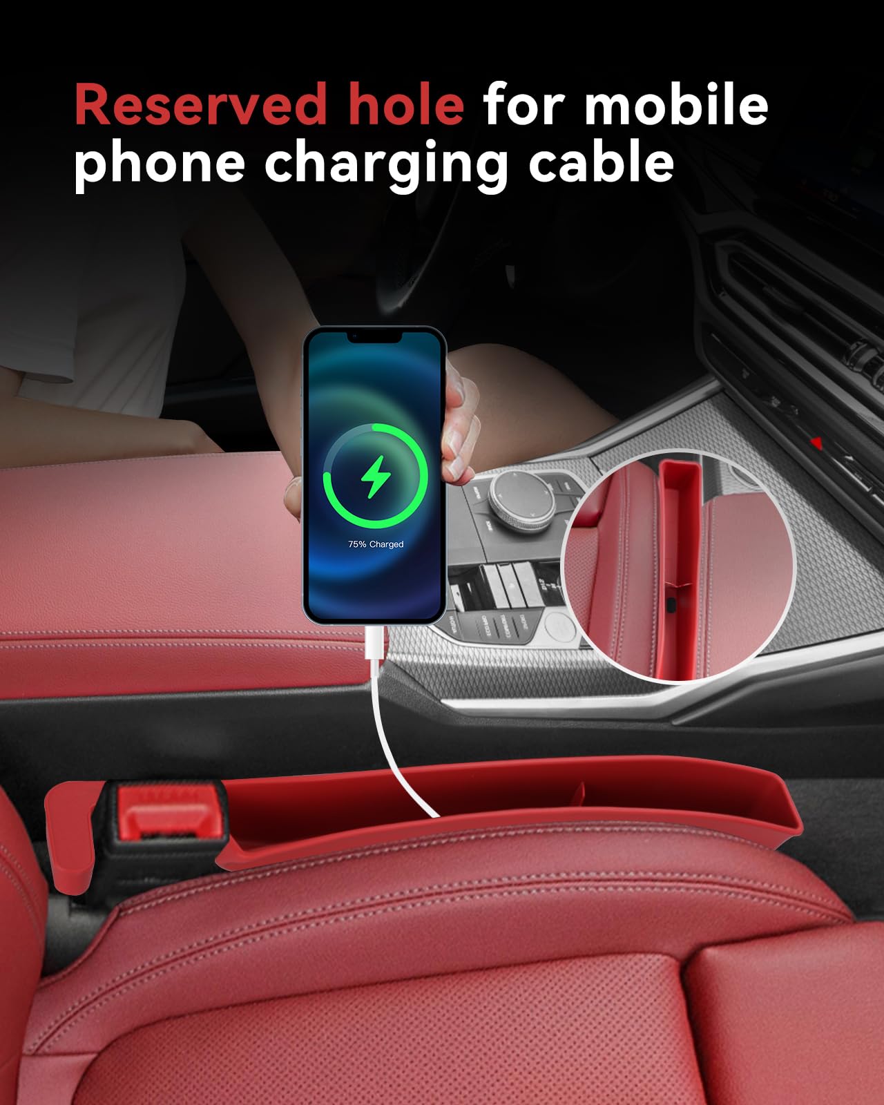 Phonery DropStop ® Car Seat Gap Fillers