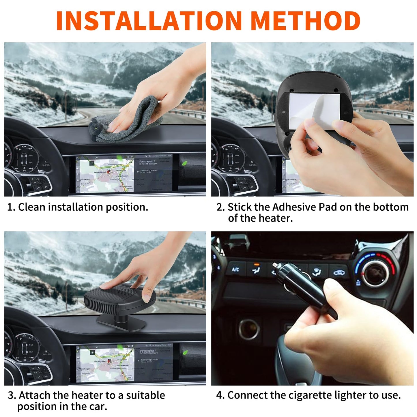 Phonery TurboHeat ® Car Heater Defroster-Getphonery