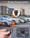 Car Alarm System, 120dB Car Alarm System with Motion Sensor Alarm & Red Light, Wireless Remote Anti Theft Car Device, Vehicle Security Alert Security Lights for Car, RV, SUV, Truck(Upgrade 5.0)
