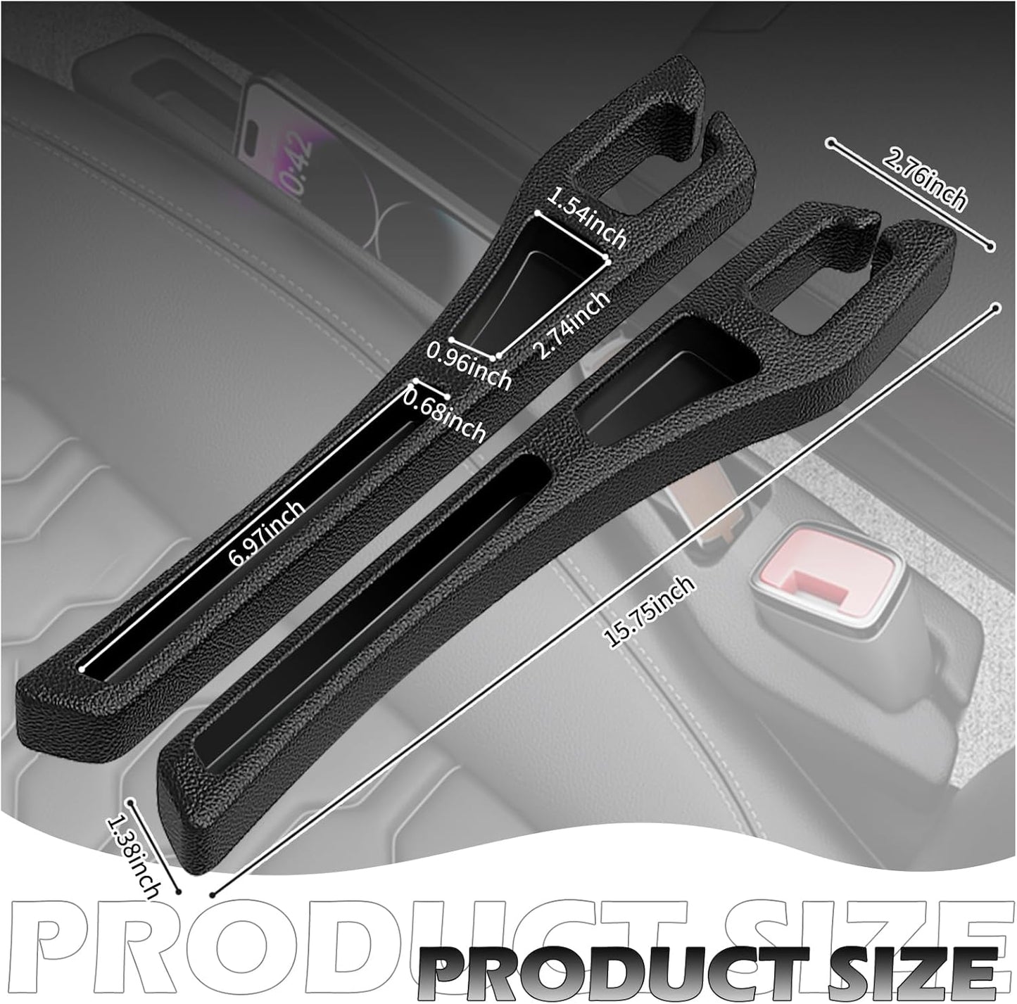 Phonery GripGap  ® Car Seat Gap Fillers