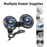 Phonery BreezeDuo ® Headrest Car Fan