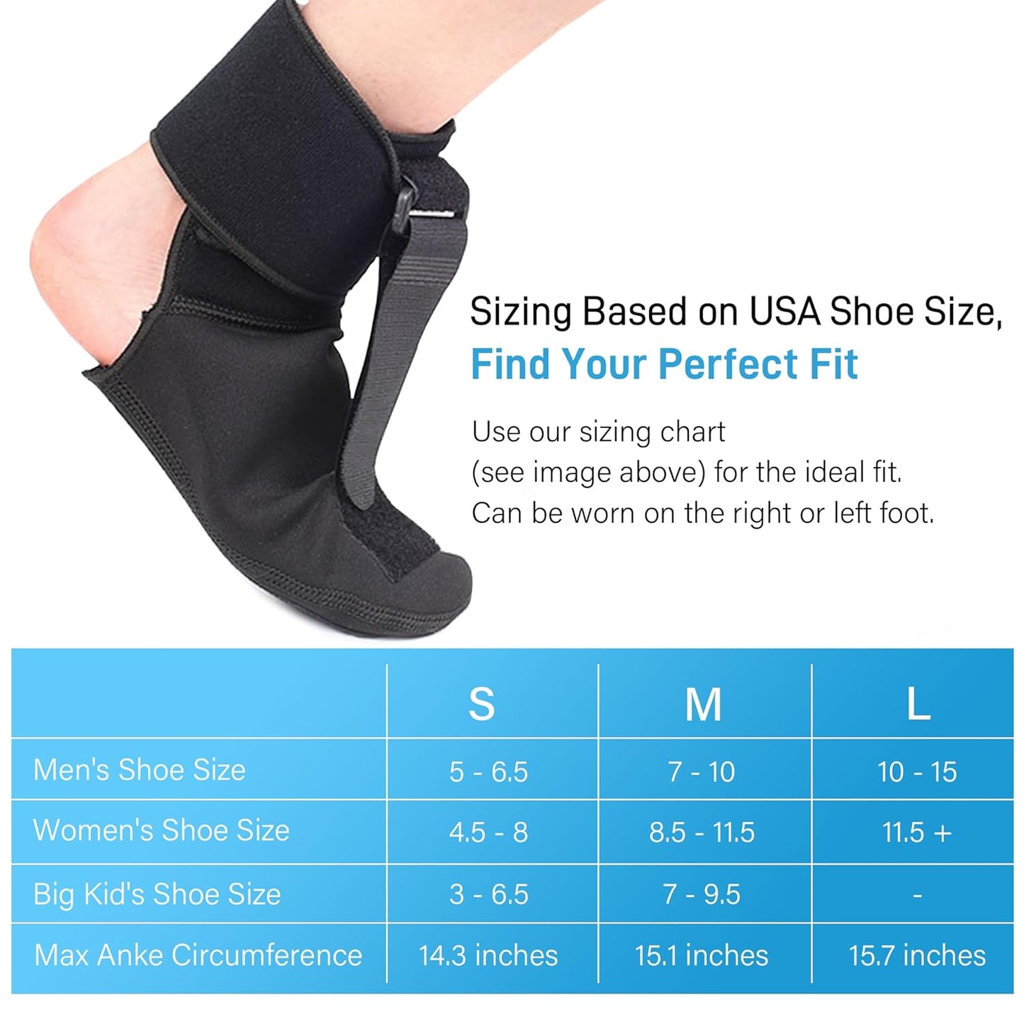 Phonery OrthoSock ® Plantar Fasciitis Night Splint-Getphonery