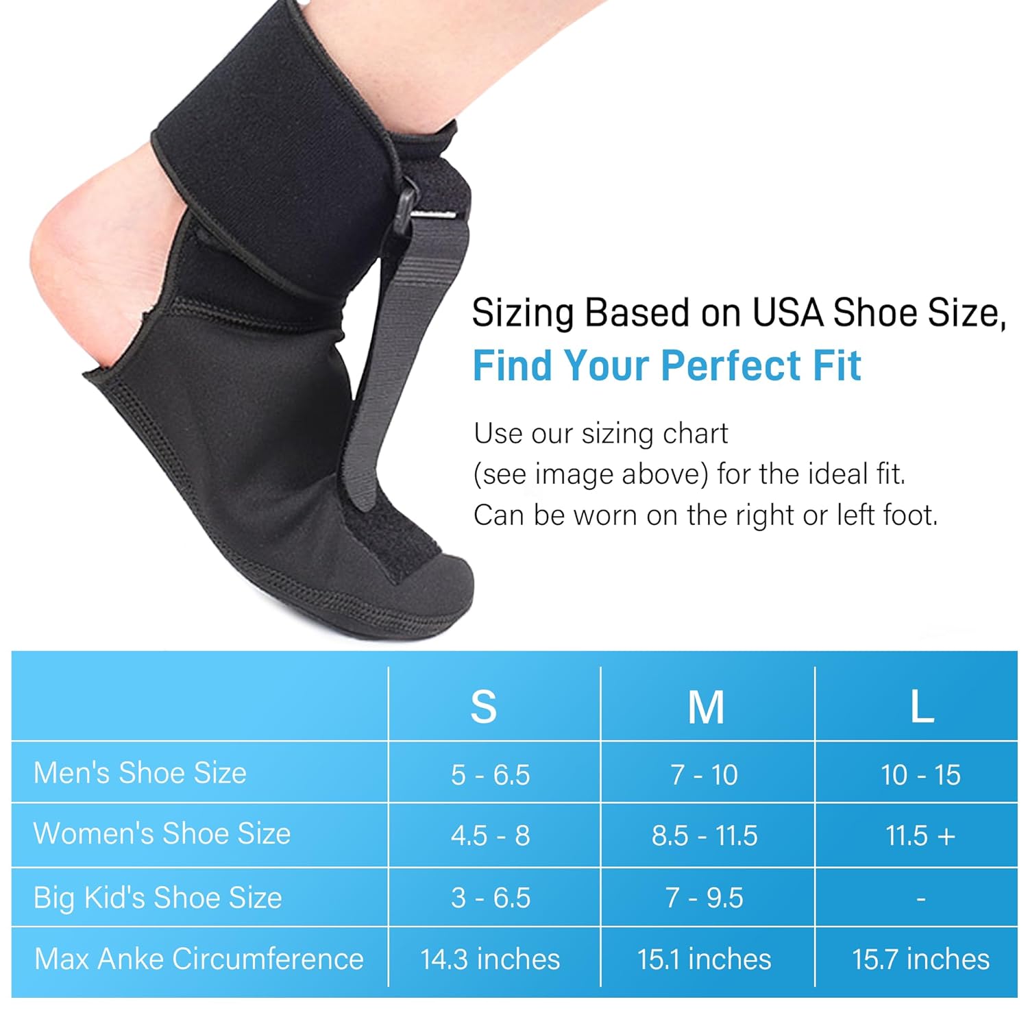 Phonery OrthoSock ® Plantar Fasciitis Night Splint-Getphonery