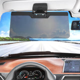 Sun Visor Extender for Car, 2025 New Adjustable Car Visor Extender Sun Blocker, Anti-Glare, Protect UV Ray, Easy to Install, Safe Driving Accessories Extender, Universal for Sedan, SUVs (Black)