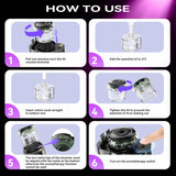 5 in 1 Retractable Car Charger with Aromatherapy and Starlight, USBC Car Charger Adapter, 69W Fast Charging Cars Phone Chargers, Cars Air Freshener Compatible for iPhone 16 15 14 13 12 and Android