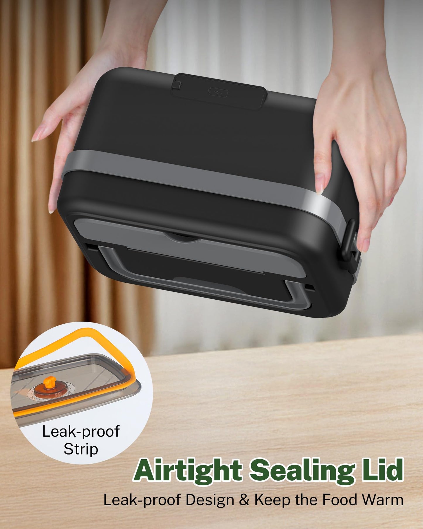 Phonery VoltLunch ® Electric Lunch Box for Adults