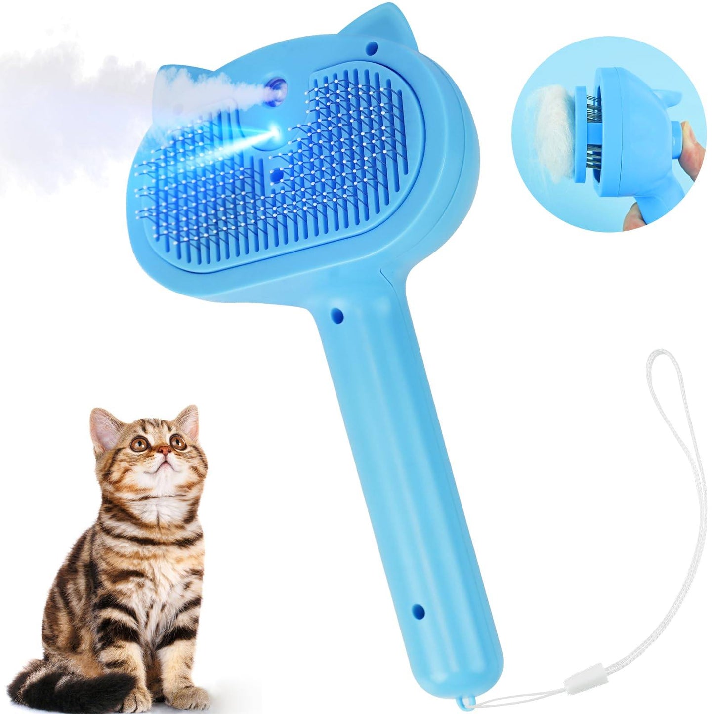 Phonery FurEase ® Cat Steam Brush-Getphonery
