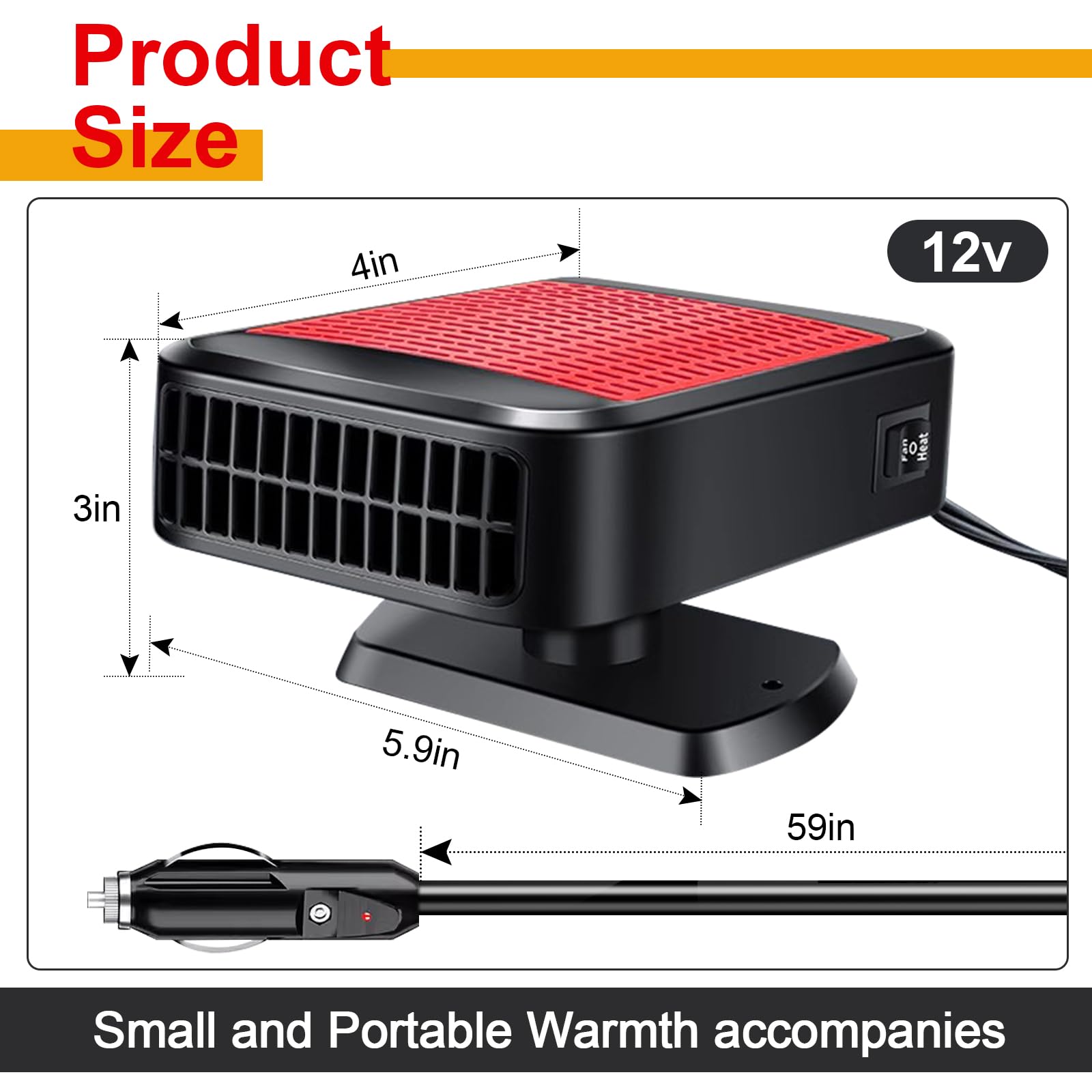 Phonery HeatWave ® Car Heater Defroster-Getphonery