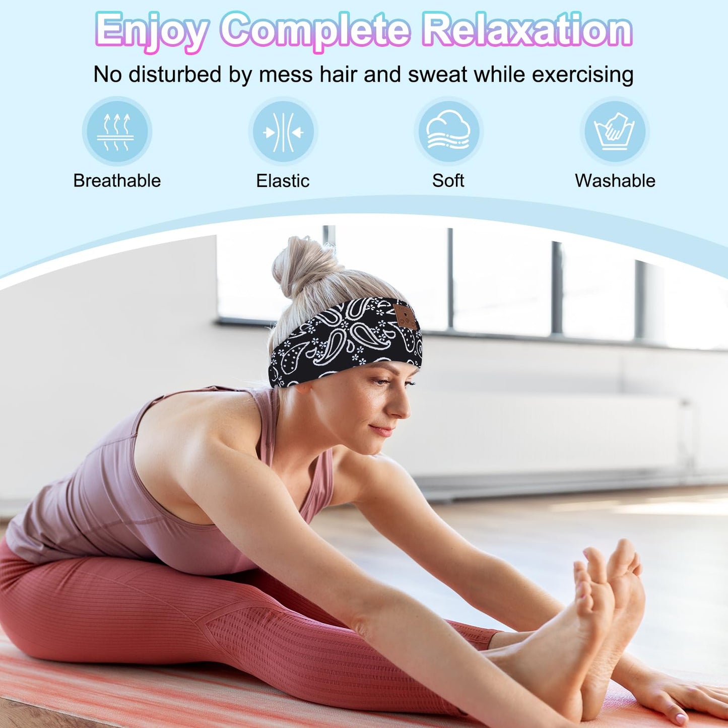 Phonery DreamTunes ® Bluetooth Sleeping Headband 2-Pack-Getphonery