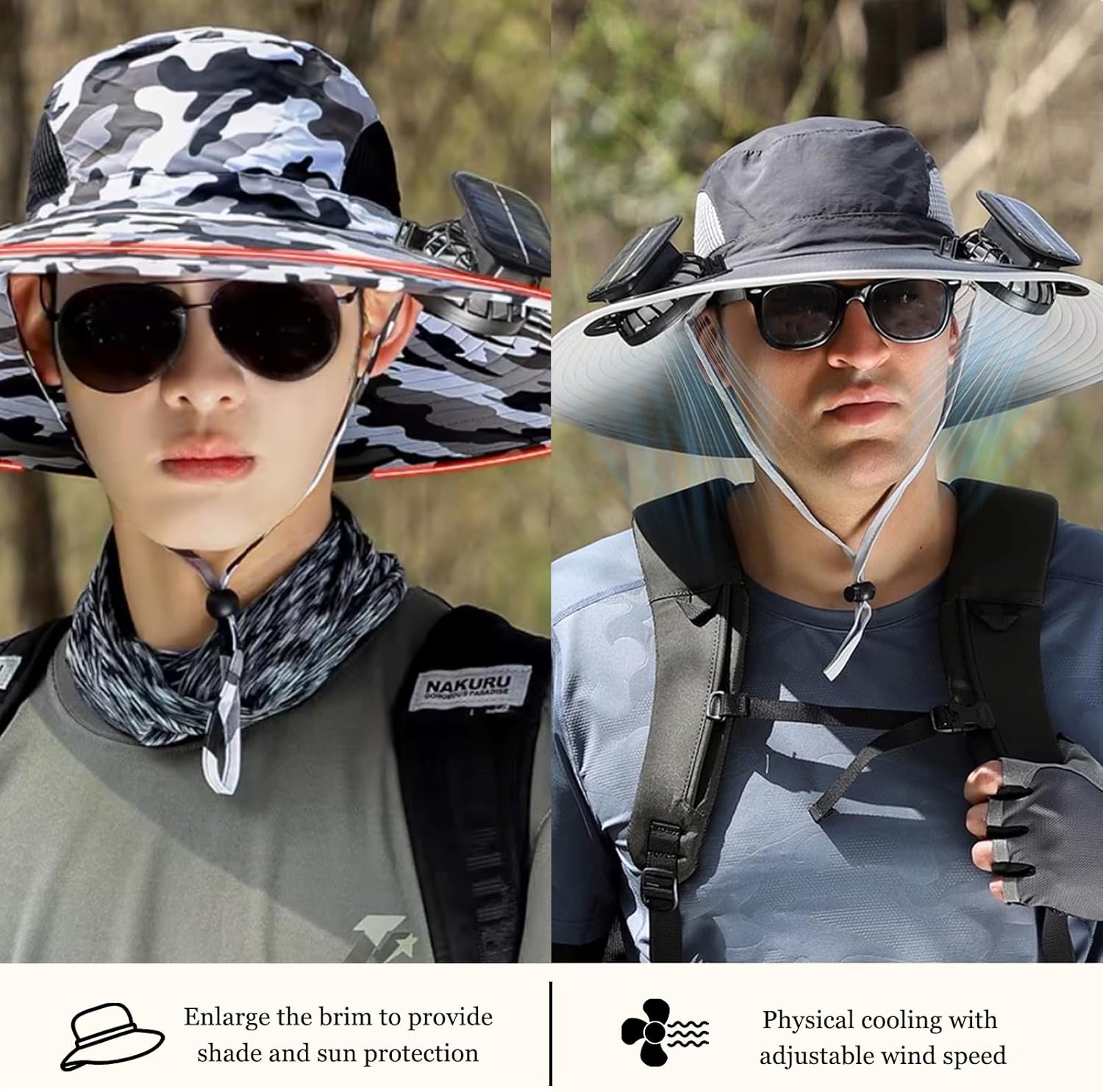 Phonery UVGuard ® Solar Powered Fan Hat-Getphonery