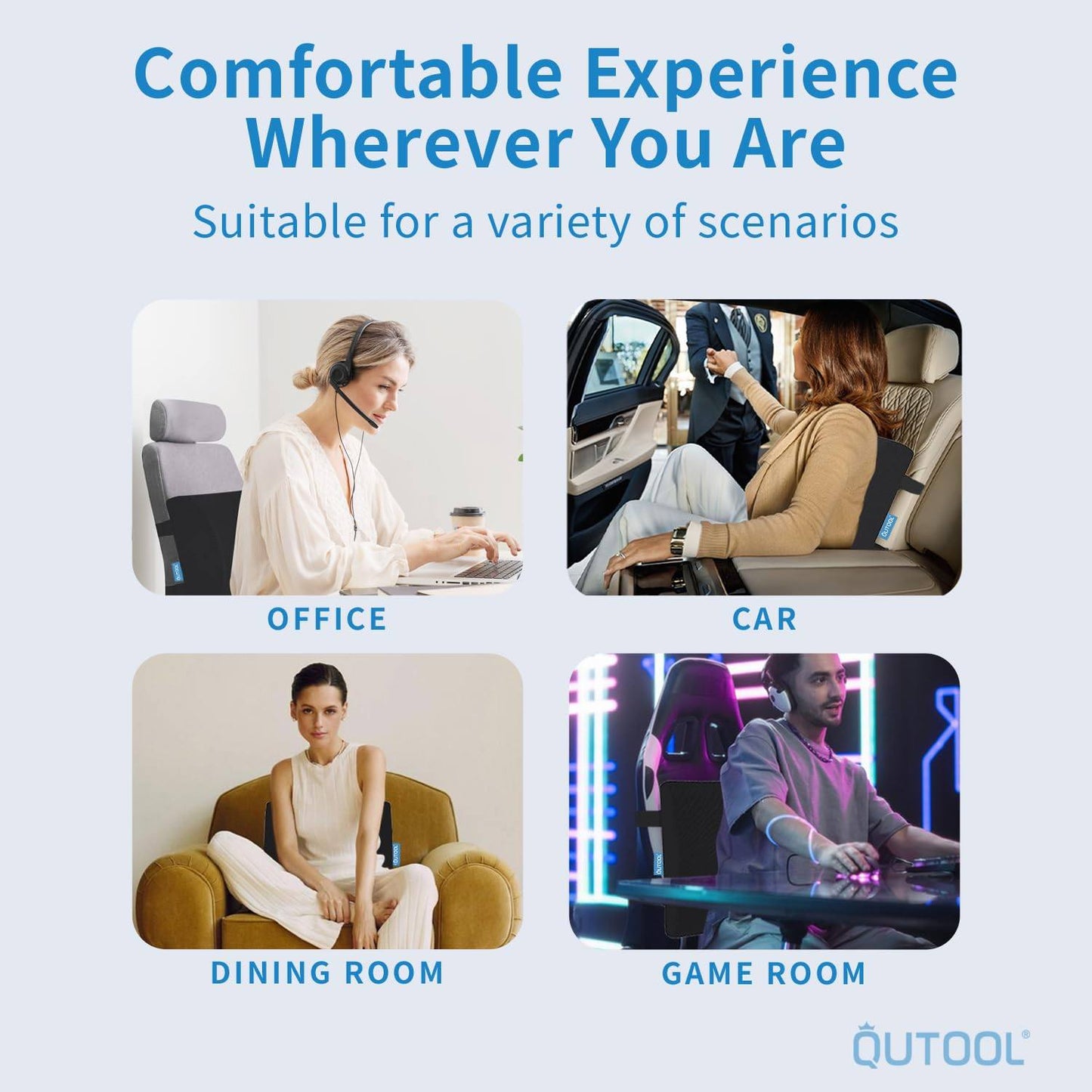 Lumbar Support Pillow - Phonery ComfyBack ® Lumbar Support Pillow