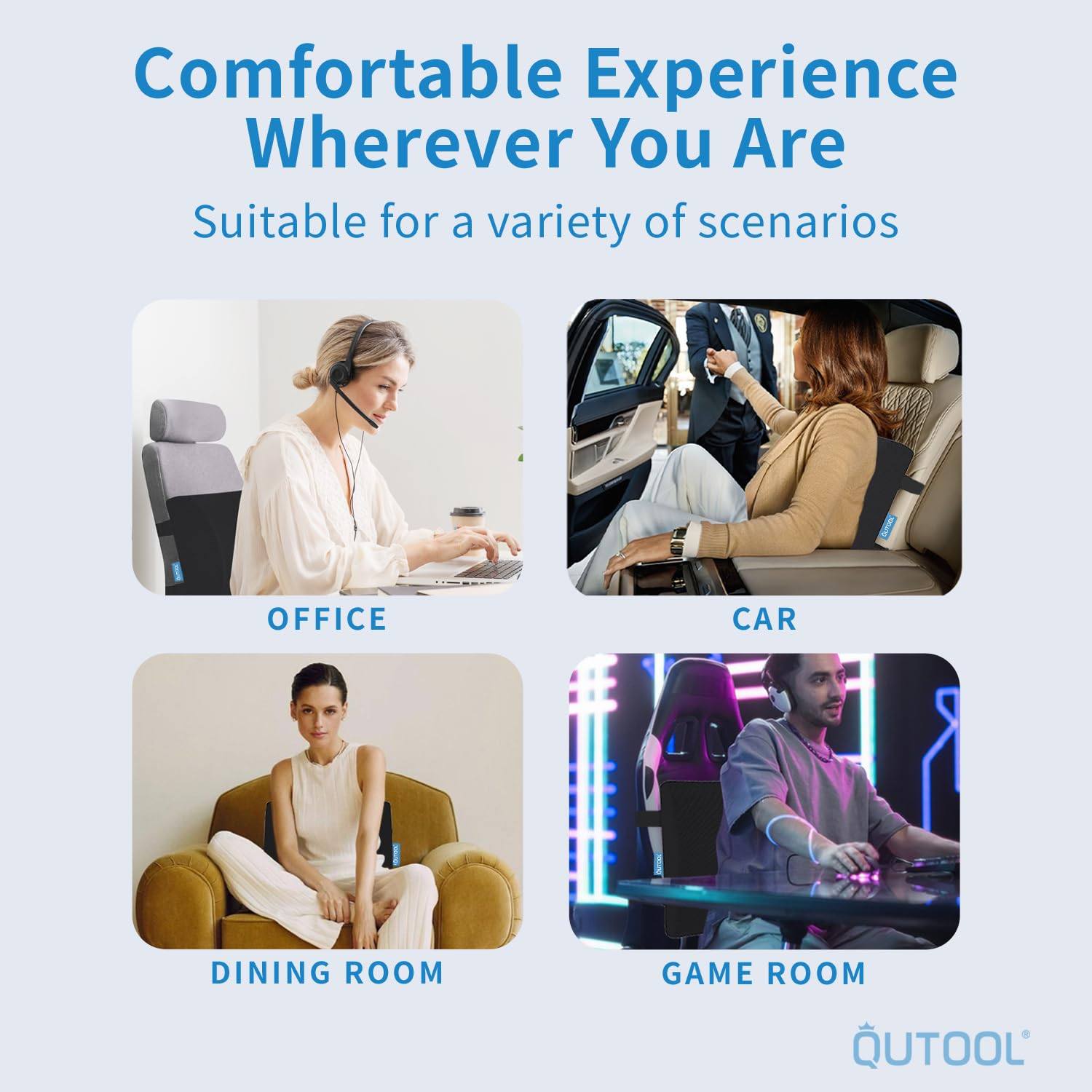 Lumbar Support Pillow - Phonery ComfyBack ® Lumbar Support Pillow
