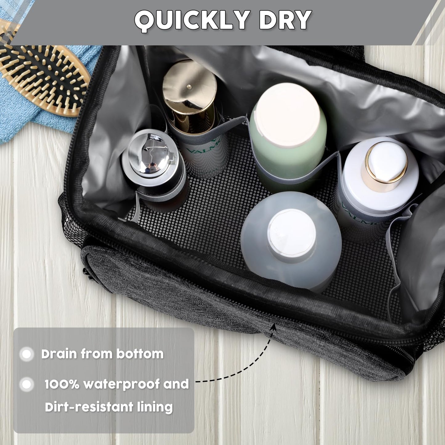 Phonery ShowerSavvy ® Hanging Shower Caddy-Getphonery
