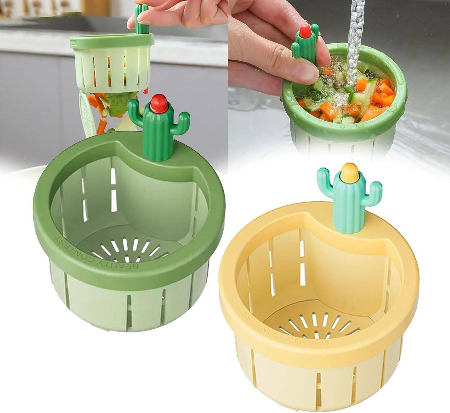 Phonery CactusFlow ® Cactus Sink Strainer 2 PCS-Getphonery