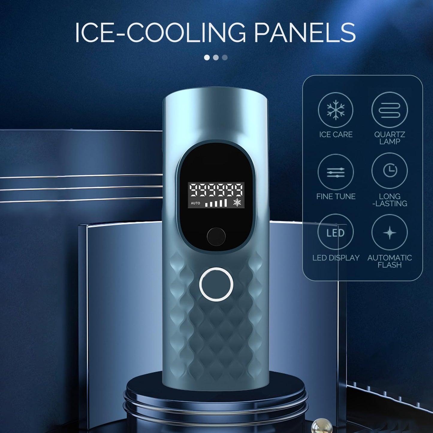 Phonery CryoSilk ® Laser Hair Remover with Ice Cooling
