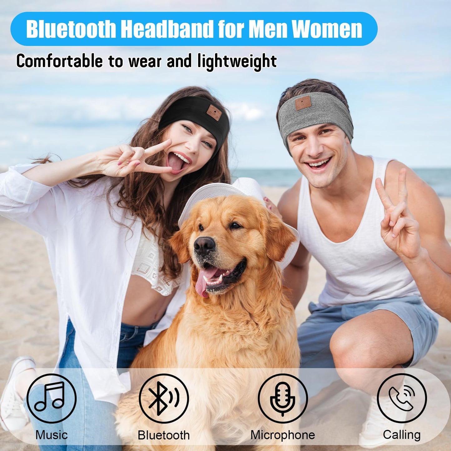 Phonery DreamTunes ® Bluetooth Sleeping Headband 2-Pack-Getphonery