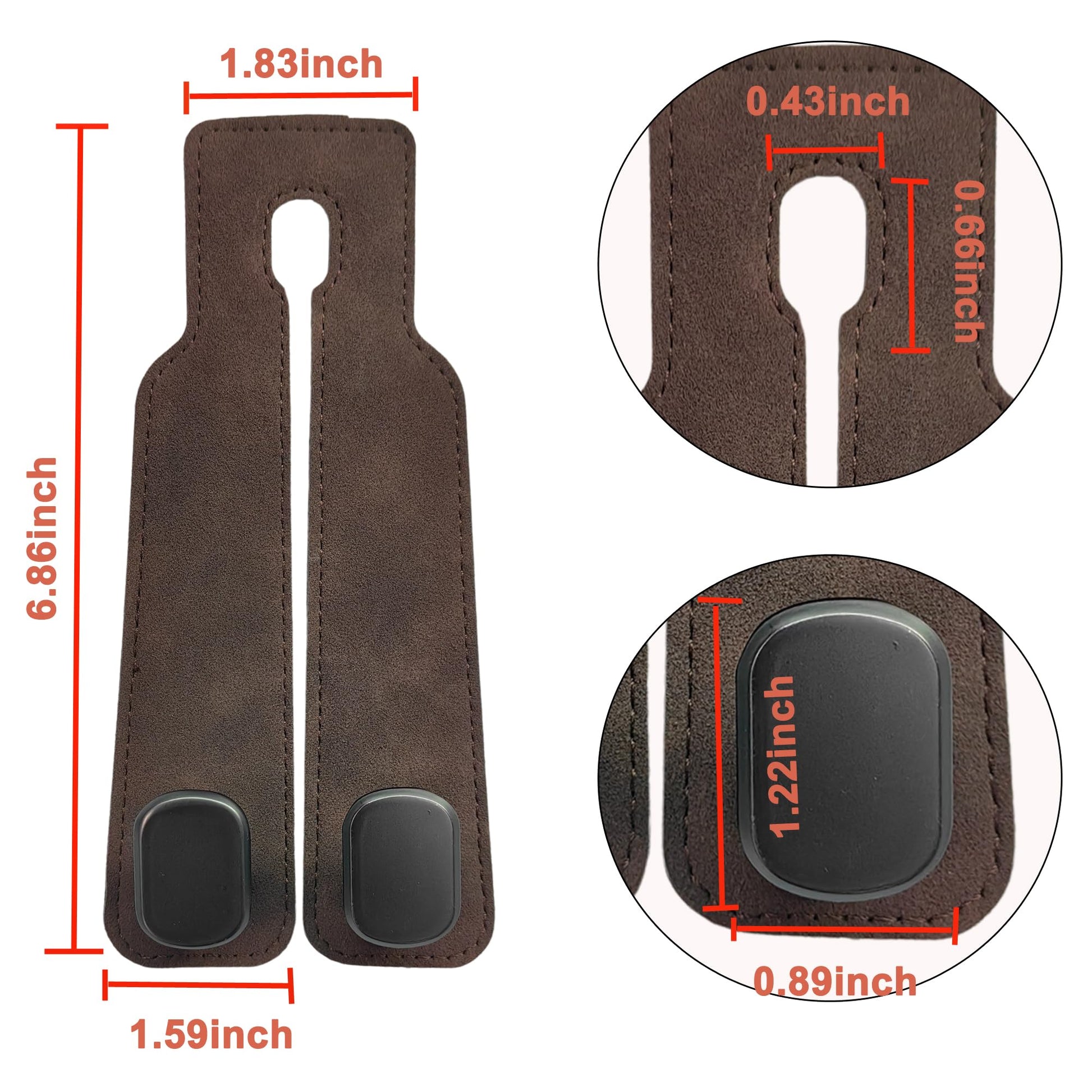 Phonery HookMate ® Headrest Hooks for Car 4 Pack-Getphonery