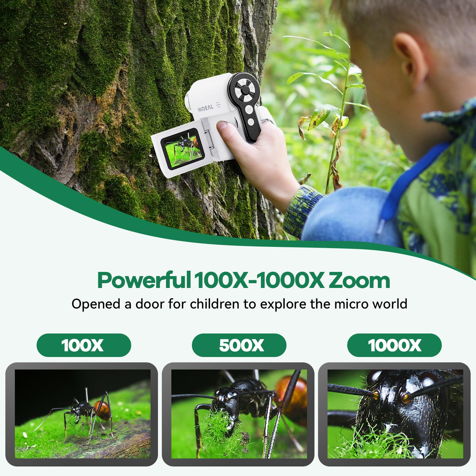 Phonery MicroQuest ® Portable Microscope for Kids-Getphonery