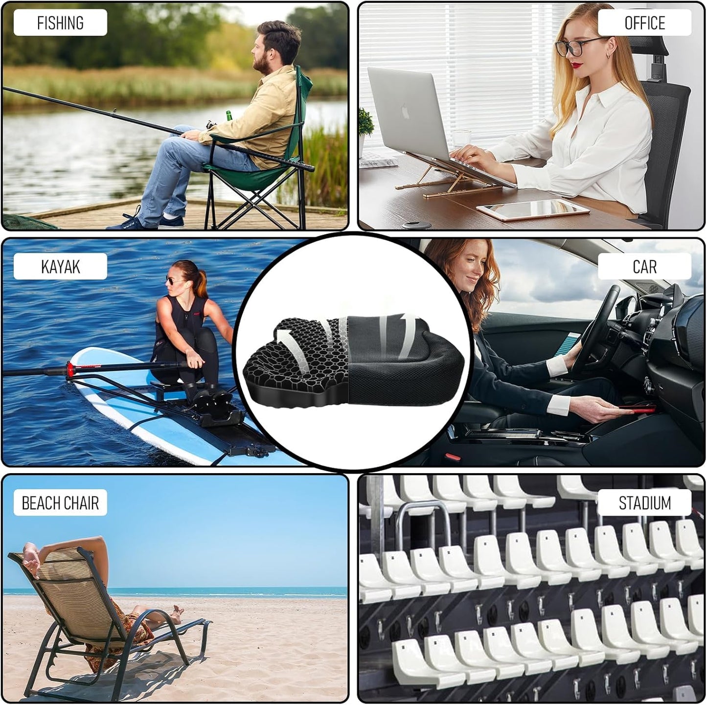 Phonery YakComfort ® Kayak Seat Cushion