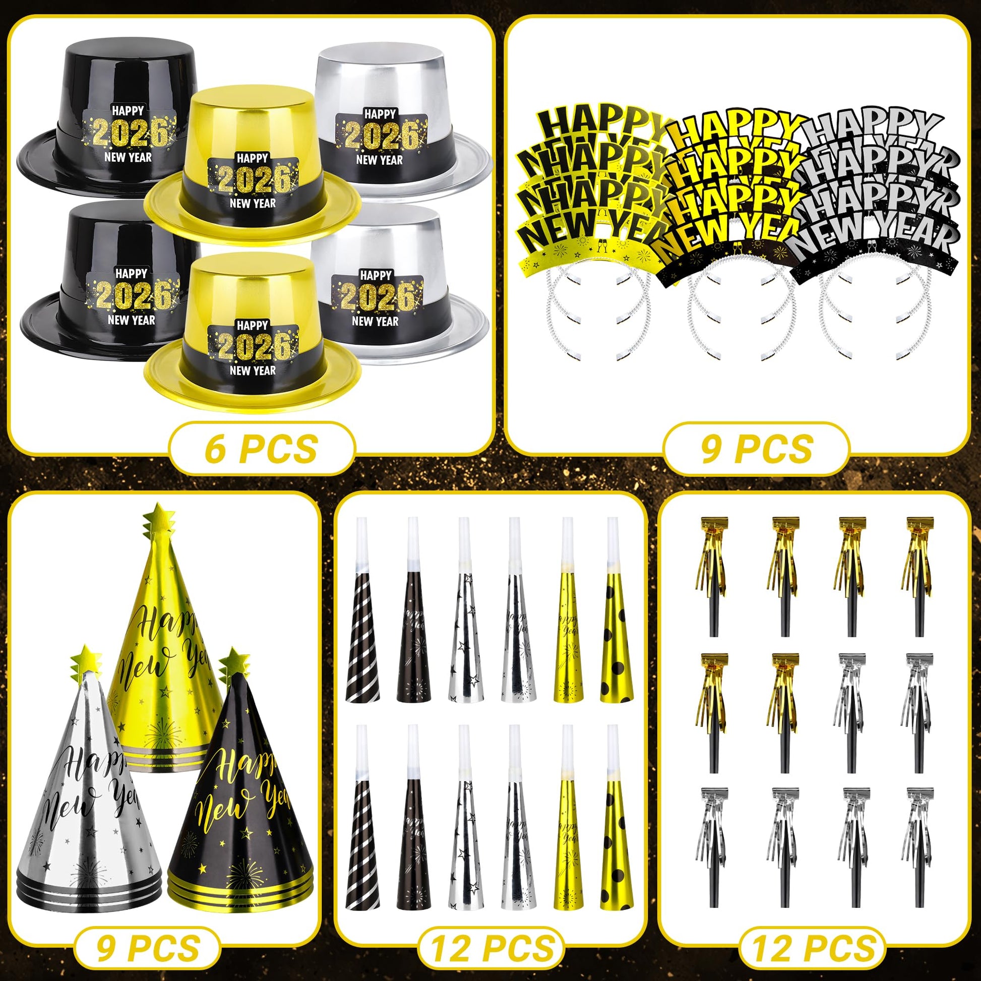 New Year's Eve party supplies