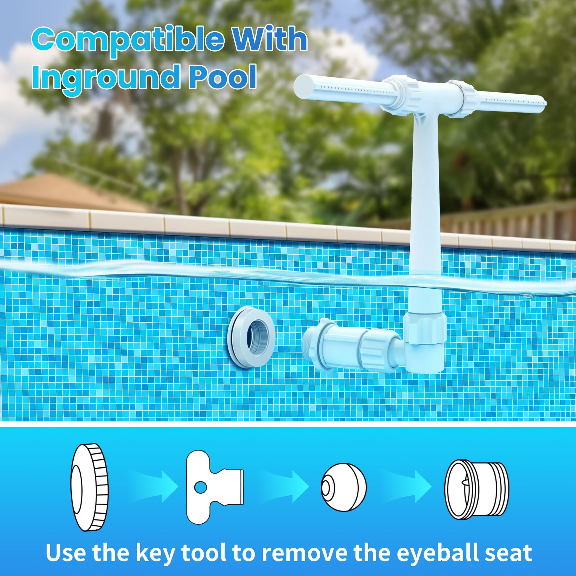 Phonery AquaMist ® Pool Fountain Waterfall-Getphonery