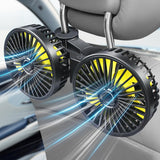 Phonery AeroFlow  ® Backseat Car Fan