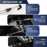 Phonery LockEase ® Steering Wheel and Brake Pedal Lock