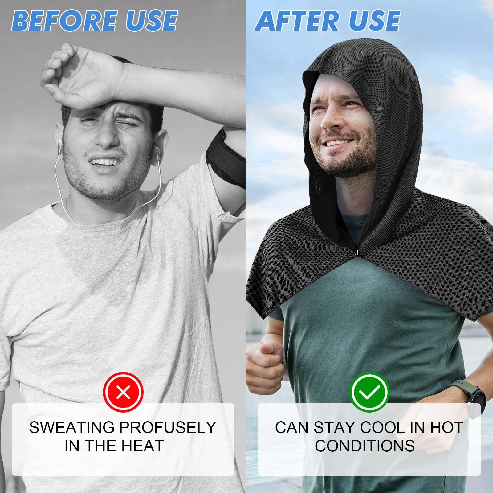 Phonery CoolGuard ® Cooling Hoodie Towel-Getphonery