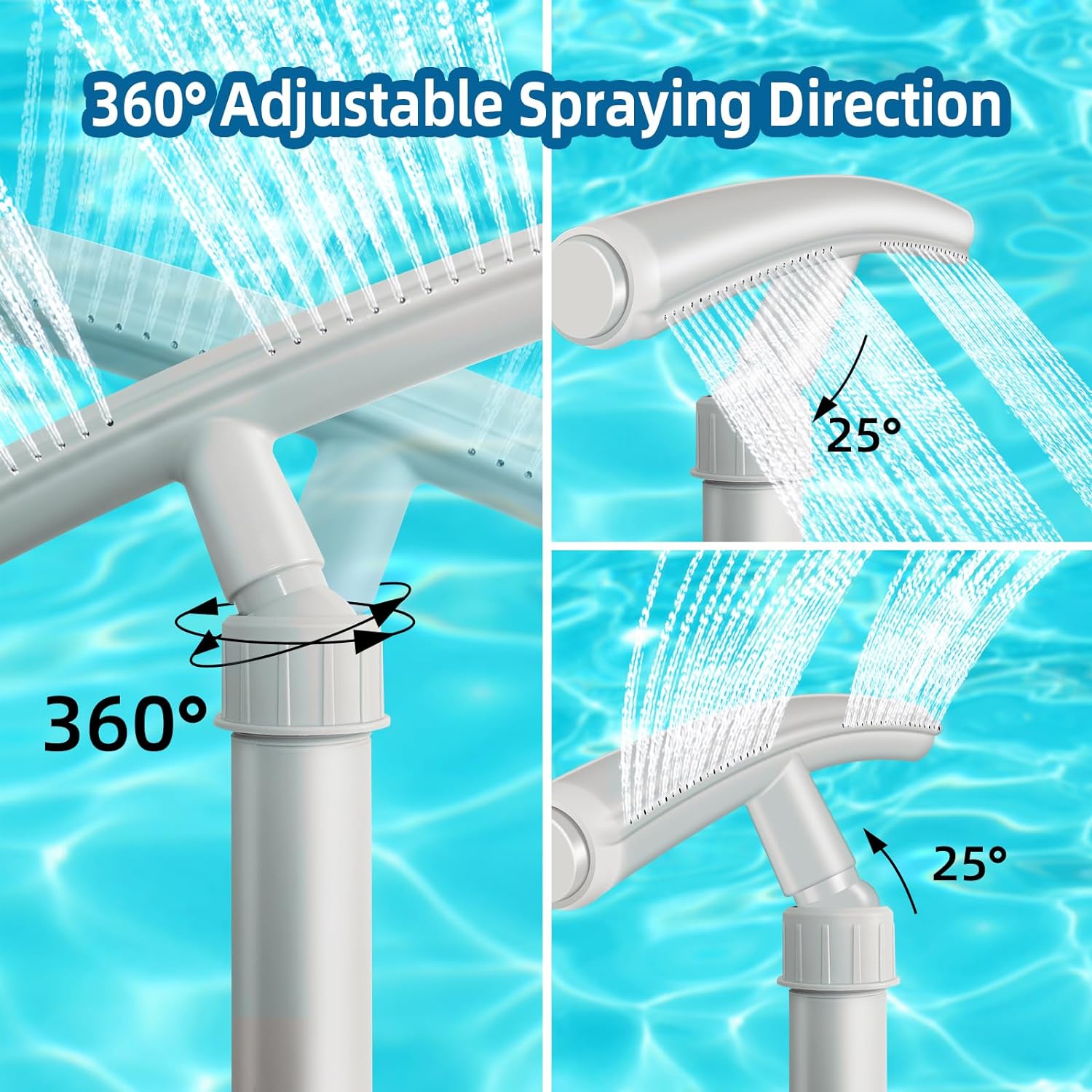Phonery SplashMaster ® Pool Fountain for Above and In-Ground Pools-Getphonery