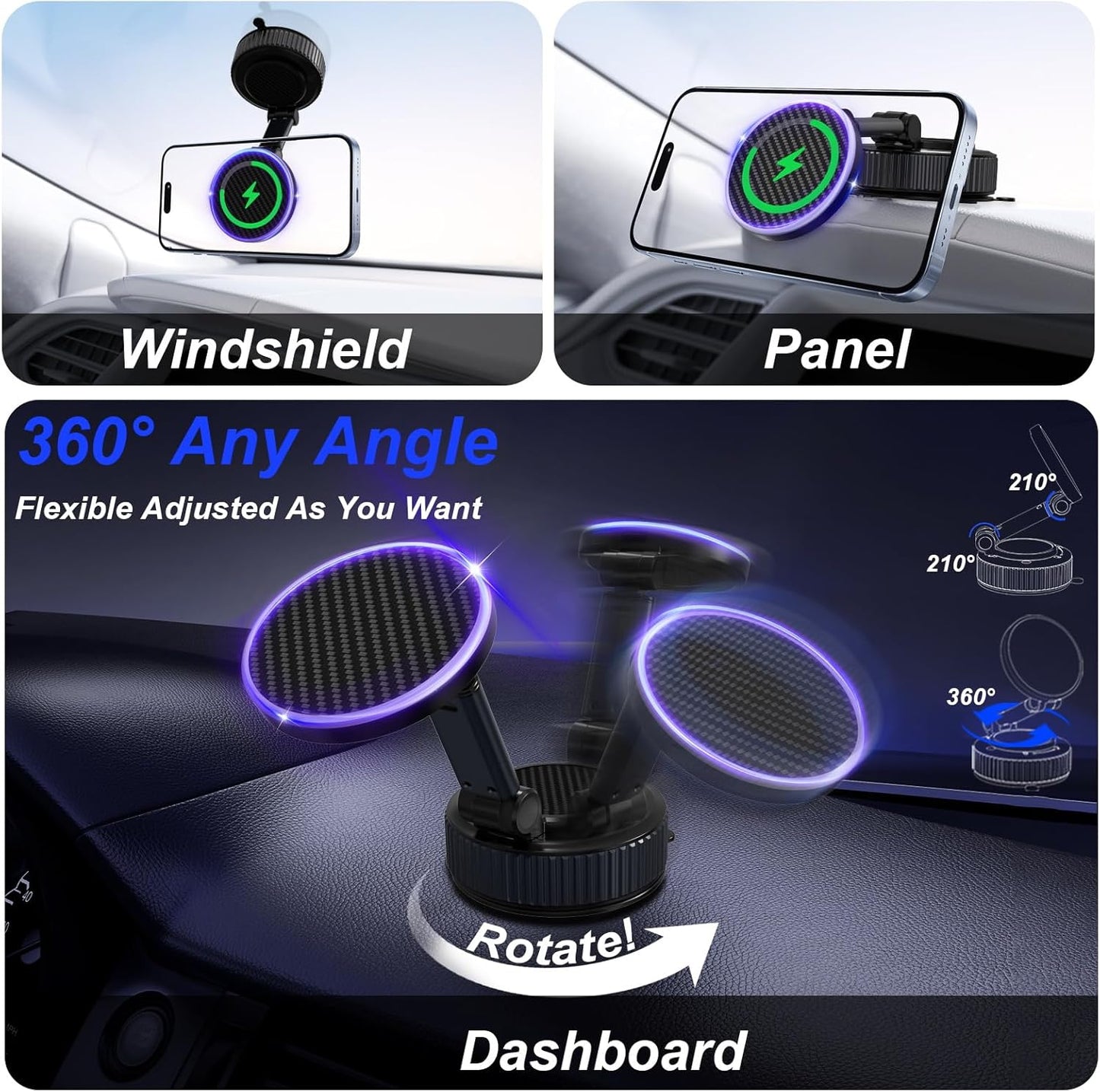 Phonery LockBuddy ® Phone Mount with Twist Lock