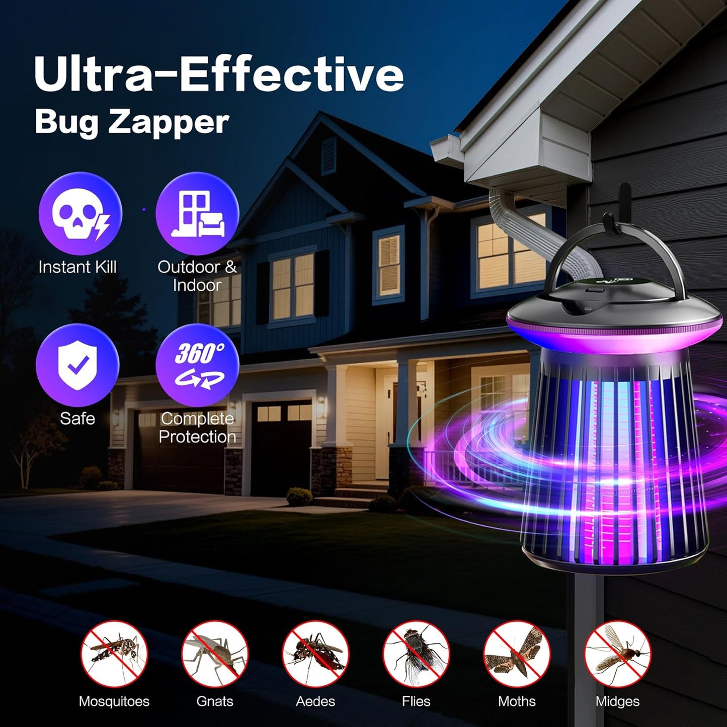 Phonery BuzzShield ® Mosquito Killer Lamp